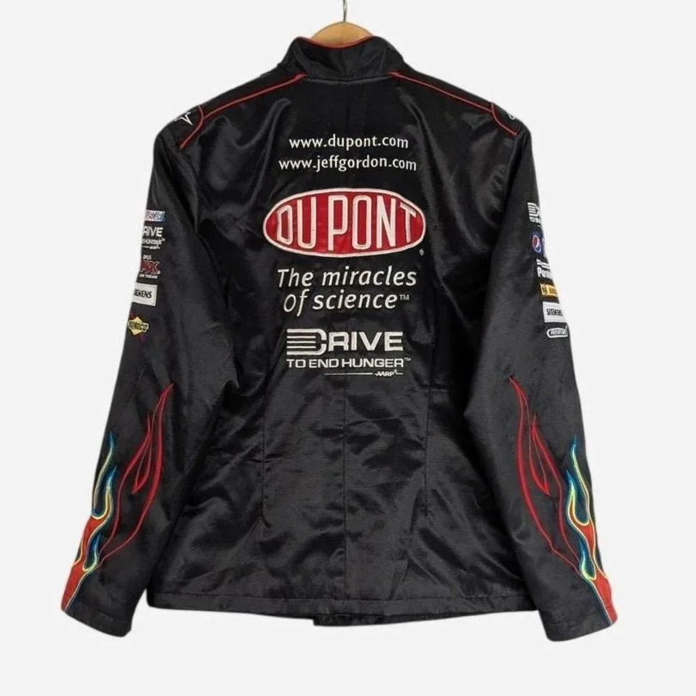 Chase Authentics Jeff Gordon 24 DuPont NASCAR Flame Racing Jacket XL